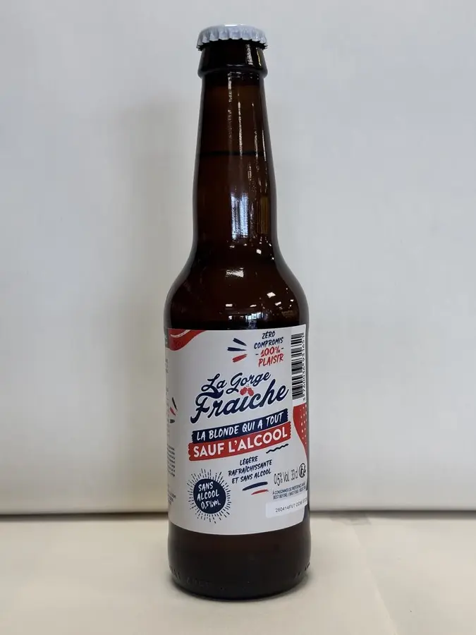 La Blonde qui a tout sauf l’alcool — La Gorge Fraîche