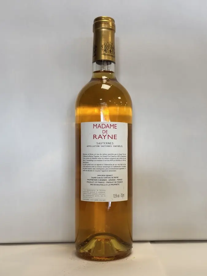 Madame de Rayne — Sauternes