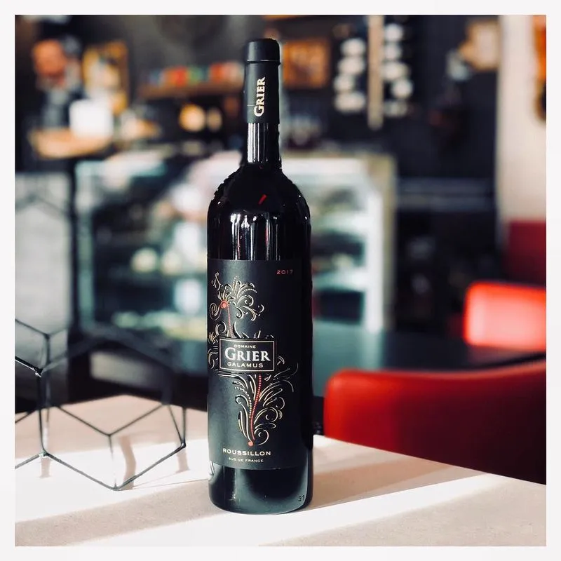 Bouteille de vin du Roussillon